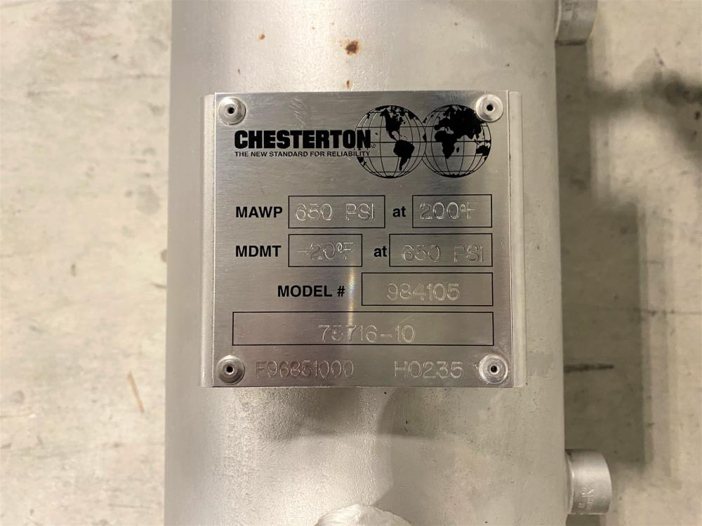 Chesterton 5-Gallon Seal Pot Support Tank 984105 w/ Stainless Steel Pedestal
